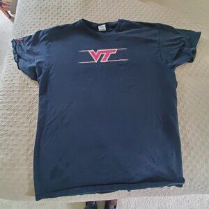VT Virginia Tech Coke Coca Cola Zero Promo Black T-Shirt Size XL Fruit The Loom